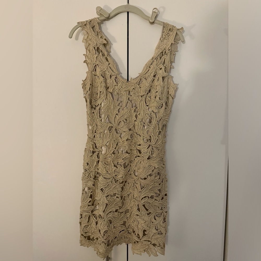 M & Gula Brazil for Intermix open lace short dress